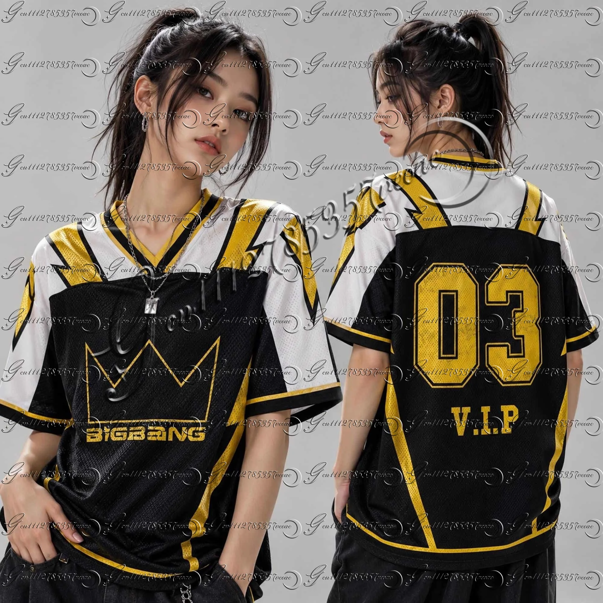 2026 Herren Damen Bigbang G-Dragon Taeyang The Throne Returned Trikot Geschenk für Fans Übergröße Mode Streetwear Top Familien-Partnerlook – Detail 8