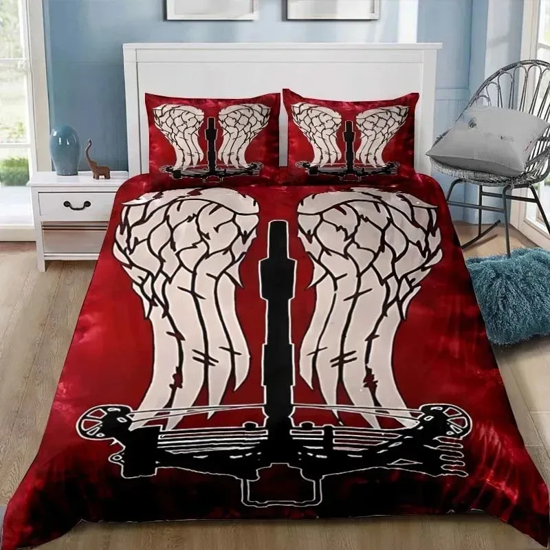 the-walking-dead-–-parure-de-lit-pour-chambre-a-coucher-couvre-lit-doux-et-moderne-housse-de-couette-et-taie-d'oreiller-confortable-pour-enfants