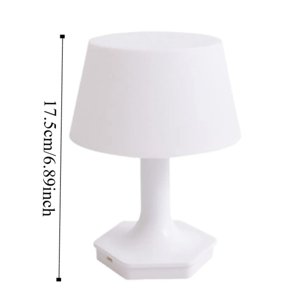 Eye Protection USB Rechargeable Bedside Lamp Nightlight Gentle Illumination Switch LED Table Lamp Ambiance Night Lamp