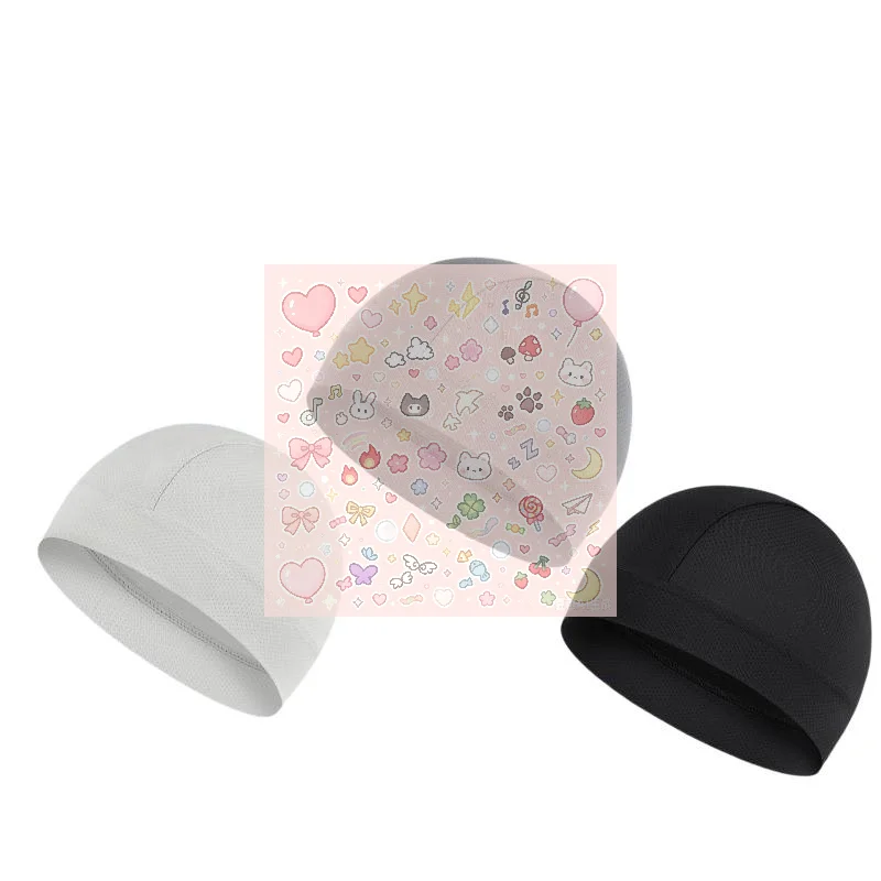 1Pc Summer Cooling Skull Caps Helmet Liner Anti-UV Quick-dry Cycling Men Stretchy Beanie Cap Running Riding Under Hard Hat