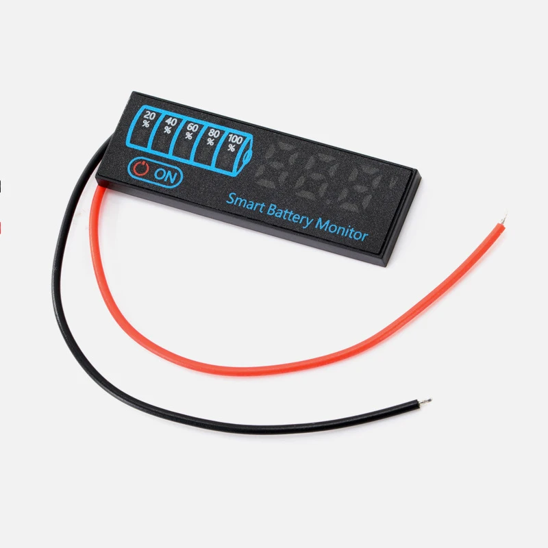 Indikator Level Digital Display 3S-14S DC7-55V 12V 24V 18650 Lipo Lithium Battery Capacity Board Voltage Monitor Tester Module