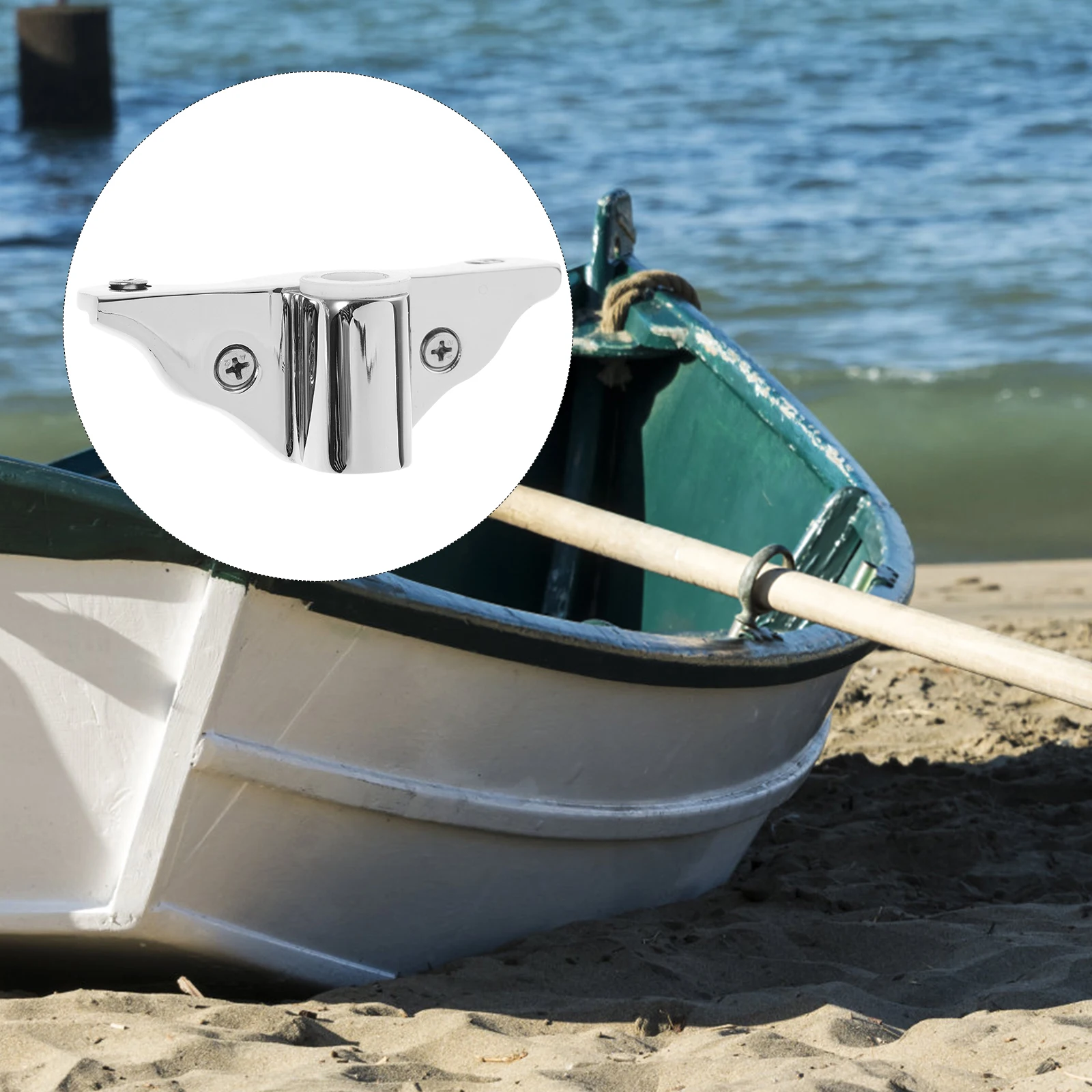 Lightweight Rustproof Stainless Steel Kayak Paddle Holder Mount Base Universal Paddle Fixing Holder For Kayak Canoe Boat Outdoor