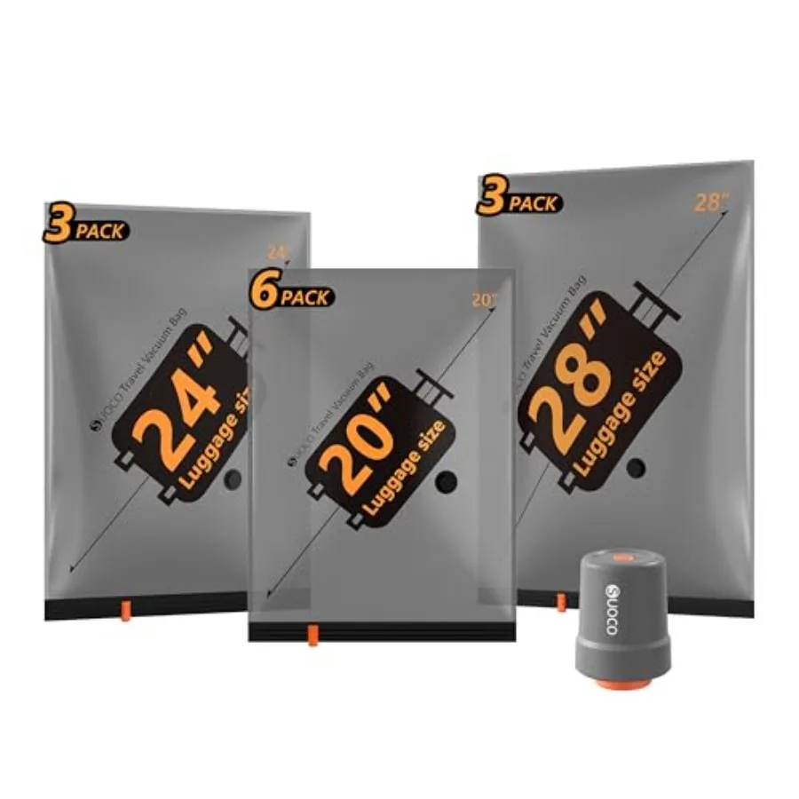 

Вакуумные пакеты для путешествий с беспроводным электрическим насосом, компрессионные упаковочные кубы для одежды, багажа, чемоданов, органайзеры для экономии места