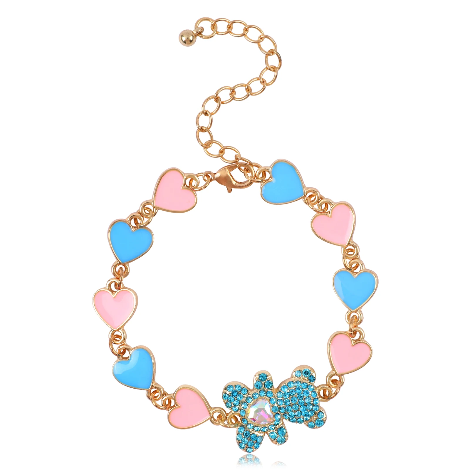 

IDEAJOY Love Heart браслет медведь модный стиль для женщин темпераментный браслет ювелирные изделия оптом