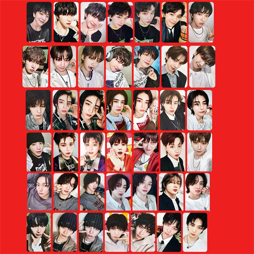 Kpop Album 19.99 Photocard 42pcs/Set Double Sides Printing LOMO Card SUNGHO RIWOO Personal Selfie Card Fans Collection Gift