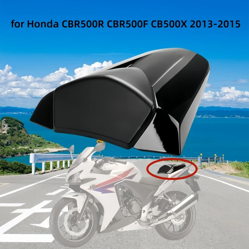 

Motorcycle Rear Passenger Pillion Seat Cowl Fairing Cover Tail Parts hump for Honda CBR 500 CBR500R CBR500F CB500X 2013-1205