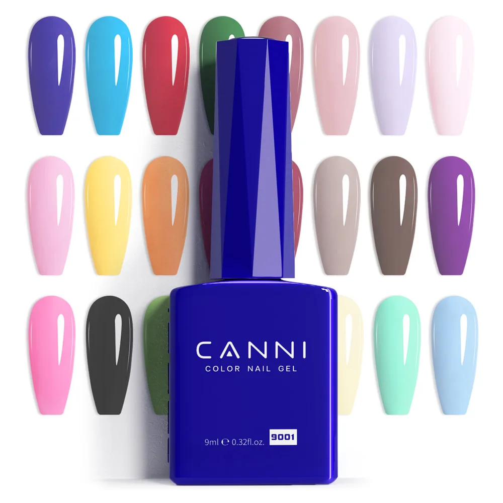 

CANNI 9 мл Стойкий гель-лак для ногтей HEMA FREE Nail Art Blue Ocean Sky UV LED Быстросохнущий лак Soak Off Полуперманентный гель
