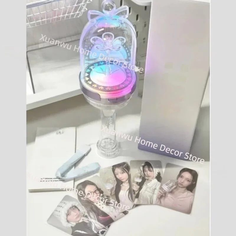 

New Wonhee Moka Lightstick With Bluetooth Cute Magic Wand With 3types Of Flower Core Minju Hand Lamp For Fans Party Gifts