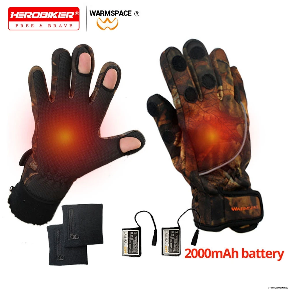 

Нагревательные перчатки с сенсорным экраном, USB аккумуляторная батарея внутри лыжного спорта, уличные термогрелки, походные электрические перезаряжаемые перчатки