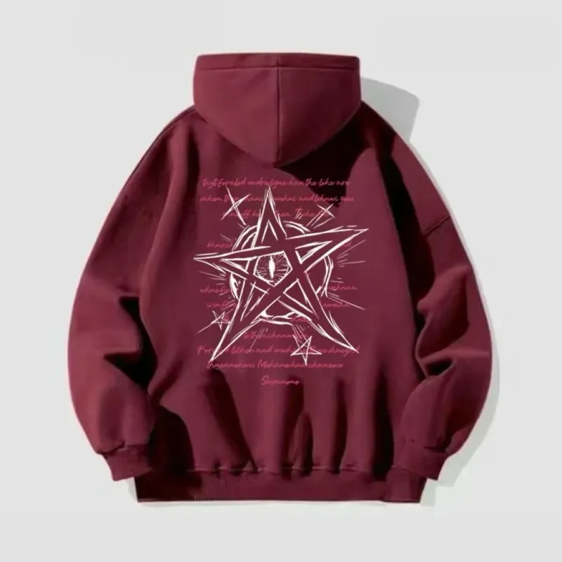 فاسق الجرافيك زائد بلوزات كبيرة الحجم للرجال الترفيه فضفاض Harajuku مصمم الأزياء ترحيب صفقة رجل هوديس صفقات الملابس