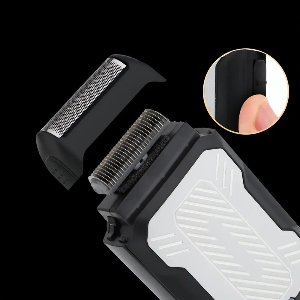 For Hiena Professional Electric Shaver Rotary Blade Hair Trimmer Cordless Washable Beard Grooming Machine Rechargeable Shaver