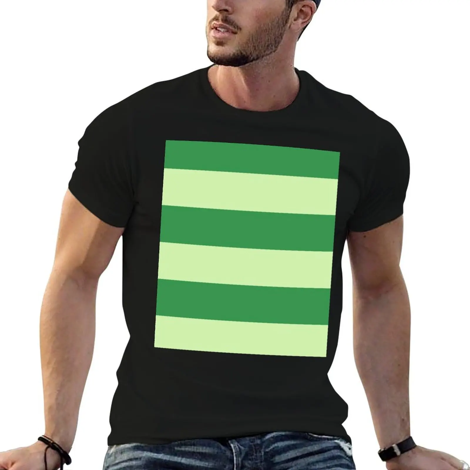 T-shirt pour homme en coton épais, couleur (vert) Blues Clues, t-shirt en coton de créateur pour homme