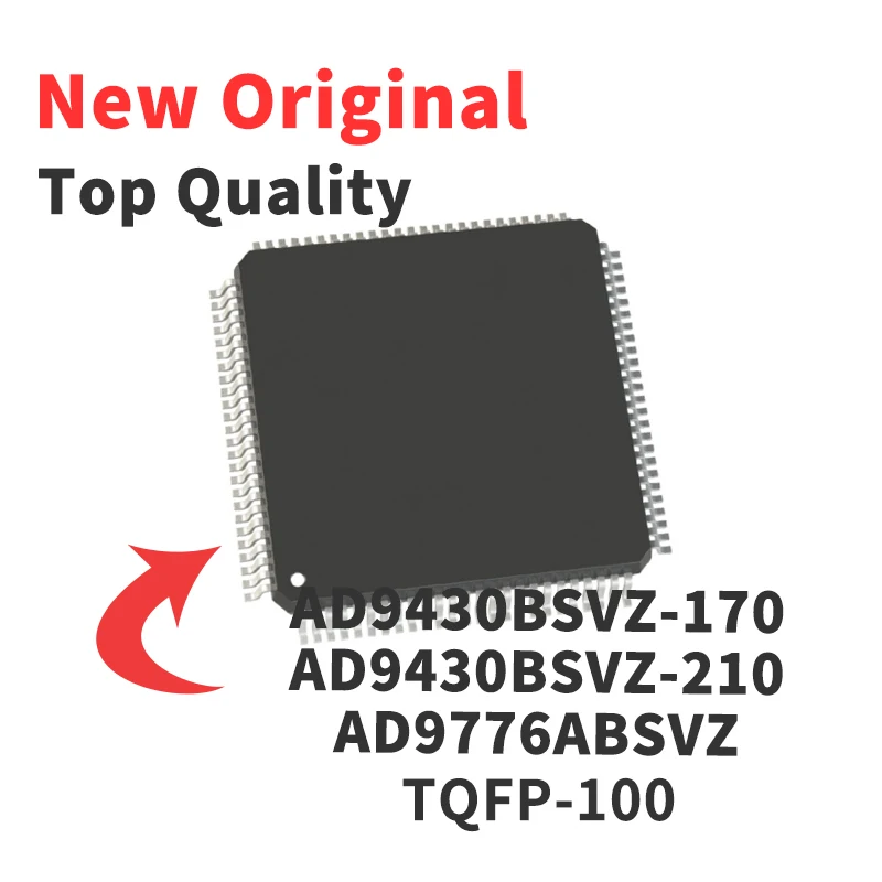 1 PCS AD9430BSVZ-170 AD9430BSVZ-210 AD9776ABSVZ AD9785BSVZ MAX1436BECQ D TQFP-100 New Original Chip IC