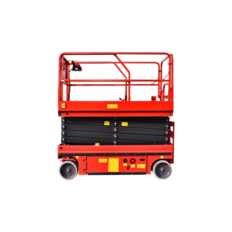 6-14m Mobile Elevator 500kg Hydraulic Scissor Lift Platform  Self-propelled Hydraulic Electric Scissor Lift Platform