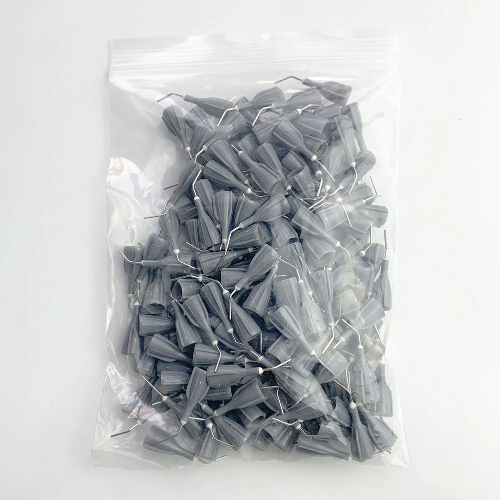 100/200Pcs Dental Delivery Tips Z350XT Flowable Restorative Syringe Tips Disposable Flow Composite Resin Dispensing Needle Tips