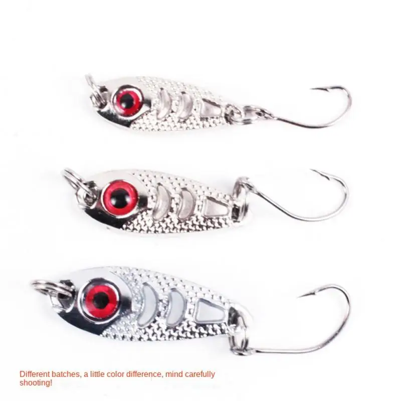 2/4/6PCS Artificial Bait Bionic Design Sharp Hook Reusable Sequined Bait Luminous Little Bean Sea Fishing Luya Bait False