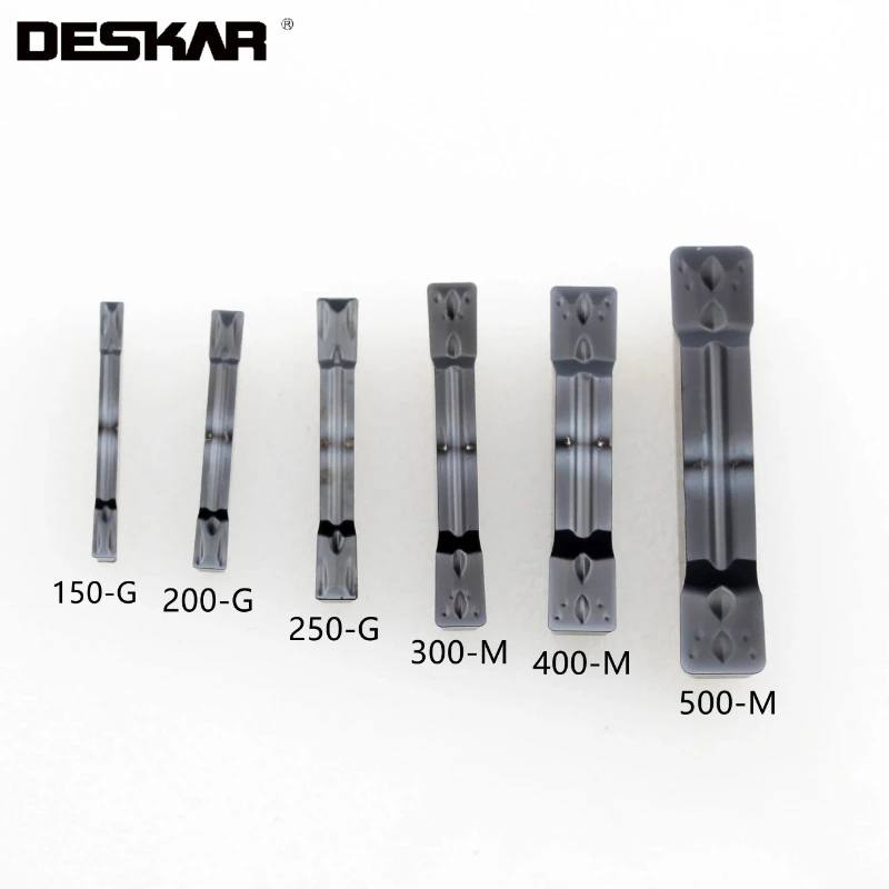 

10pcs Deskar Mgmn150-g 200-g 250-g 300-m 400-m 500-m Lda Grooving Turning Tools Lathe Cutter Cutting Slot Carbide Inserts