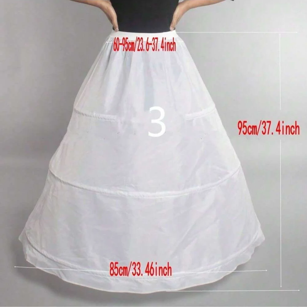 فستان الحفلة الراقصة الزفاف زلة هوب تنورة الزفاف ثوب نسائي تحتية كرينولين