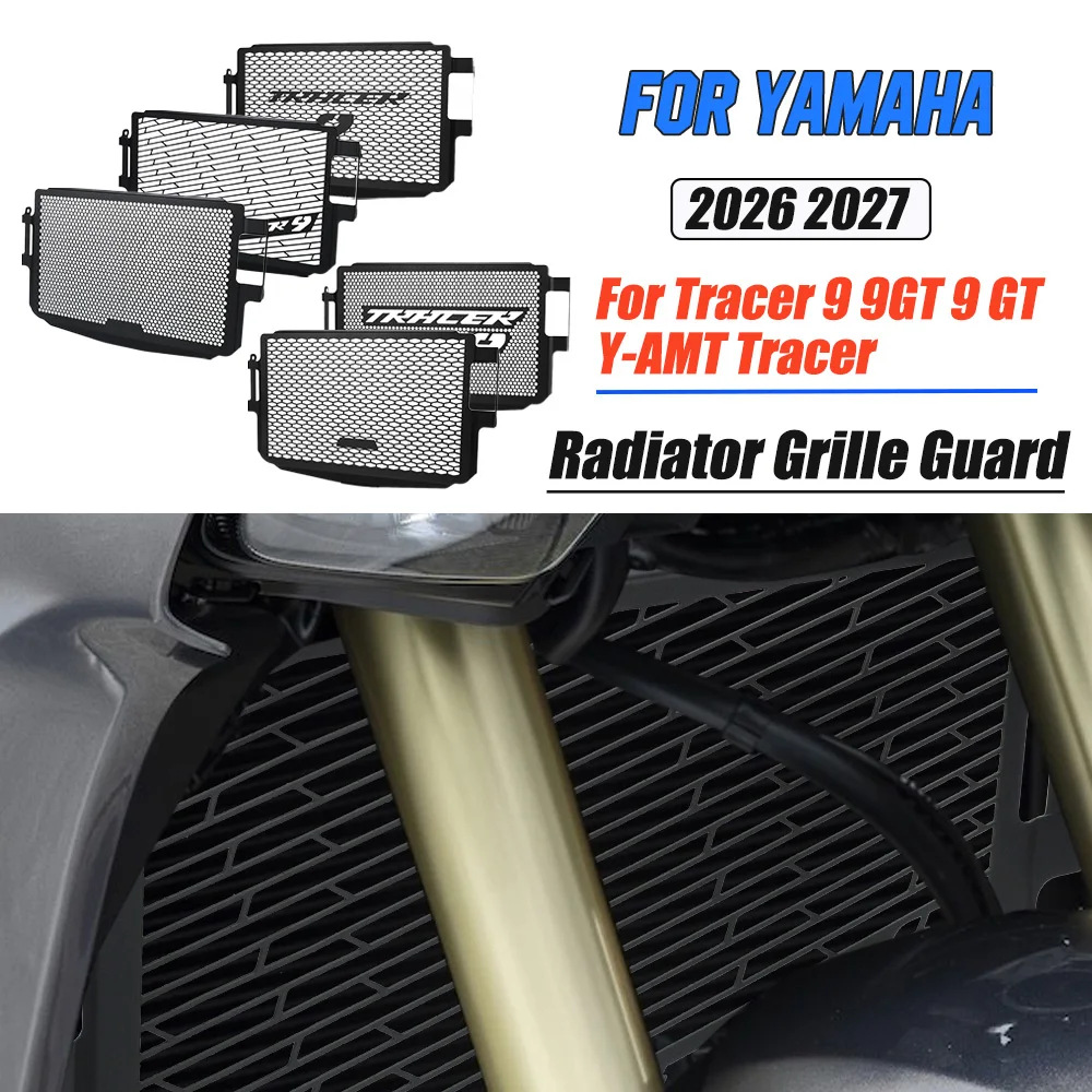 

2025 Tracer 9 GT+ Motorcycle Radiator Guard Water Tank Guard Protection For Yamaha Tracer 9 Tracer9GT 9GT Y-AMT Tracer 2026 2027