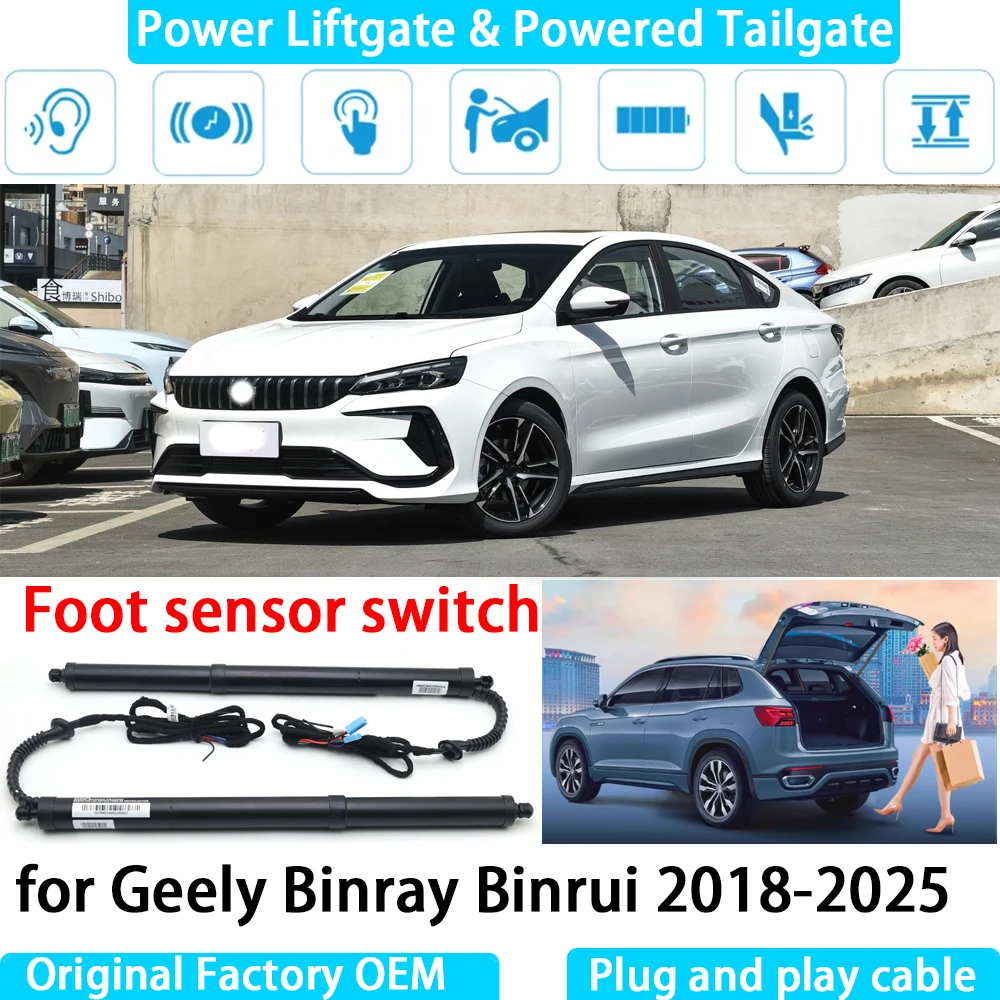 

for Geely Binray Binrui 2018-2025 Automatic Electric Power Liftgate Powered Tailgate Strut Tail Gate Lift System