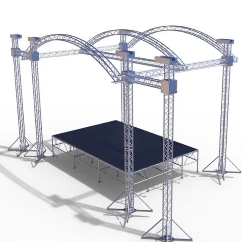 【Direct Factory Sale】Large Mobile Aluminum Stage Marquee Layer Truss Tents For Sale