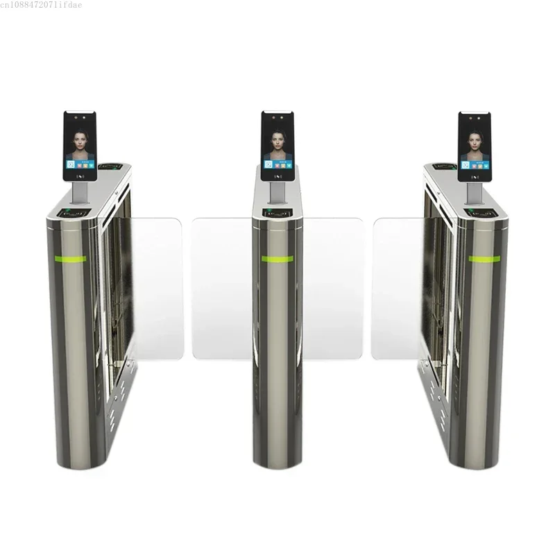 ماسح بصمات الأصابع الأمن Turnstyle Torniquete De Acceso Swing Barrier Speed Gate Turnstile System