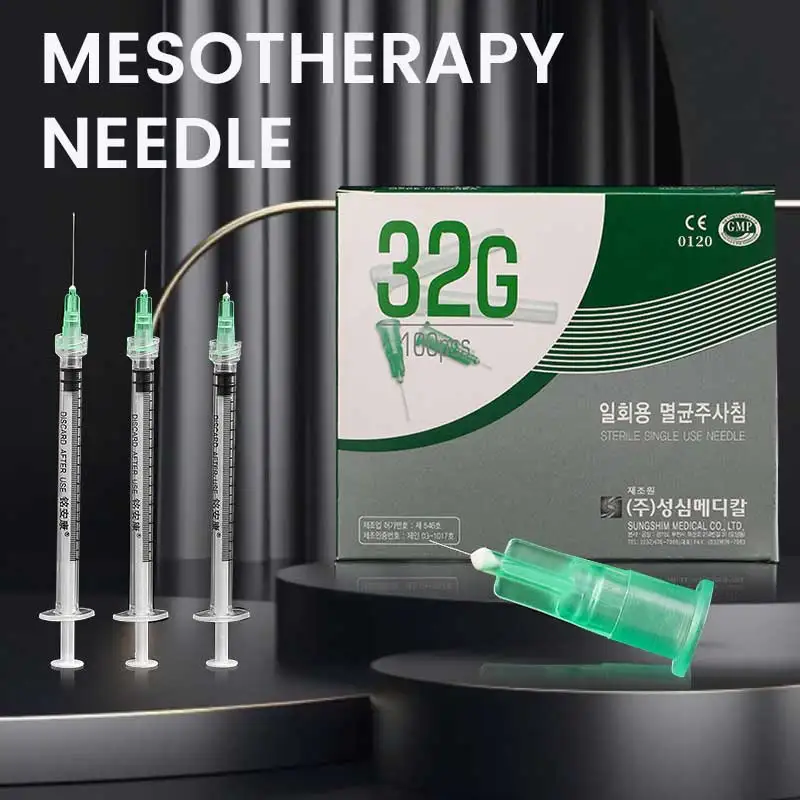 Sterile Disposable﻿ tattoo 30G 32G 4mm 13mm 25mm Small Painless Meso needle Eyelid Safety meso Needle Hand Tool PartsTool