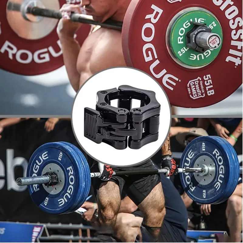 1pair 25/28/30mm Quick Release Barbell Clamps Spin lock Barbell Collars Weight Bar Clips for Weightlifting and Strength Training