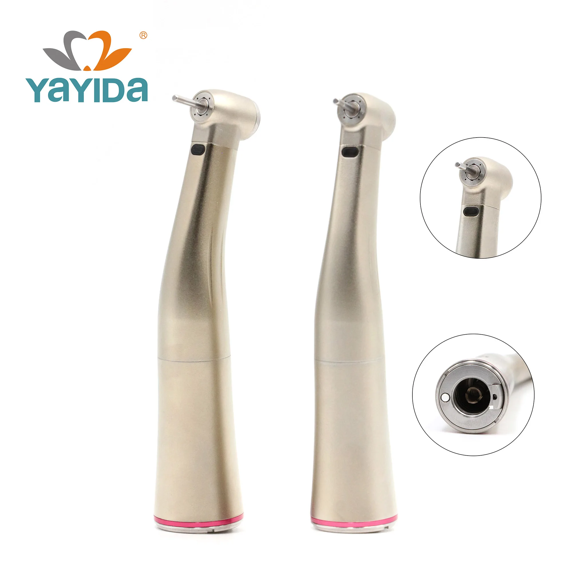 YAYIDA dental handpiece 1:5 contra angle make in China not compatible with N S K