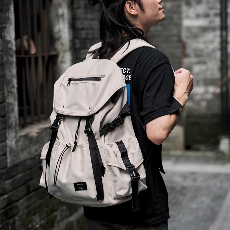 

Large capacity sports backpack, men's outdoor Oxford travel backpack