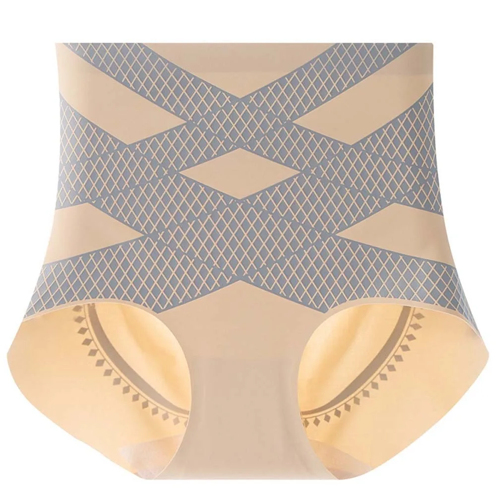 

High Waist Underwear Women Butt Lifter Briefs Girdle Panties Seamless Slimming Underpants Elastic Casual Postpartum Body Shaper