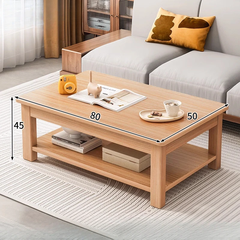 Coffee Table Living Room Home Use Small Apartment Multifunctional Durable Antique Chinese-Style Rectangular Wood Office Table