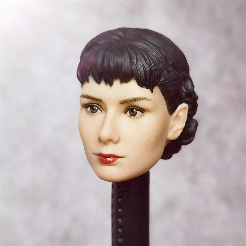 

1/6 Female Doll's Head Hepburn Doll Accessories Dress Up Toys