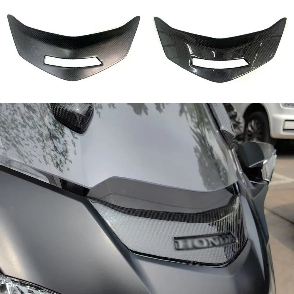 

100％3K Carbon Fiber Motorcycle Fairing Head Cover Front Upper Cowl For Honda Gold Wing Goldwing GL1800 F6B 2018 -2025