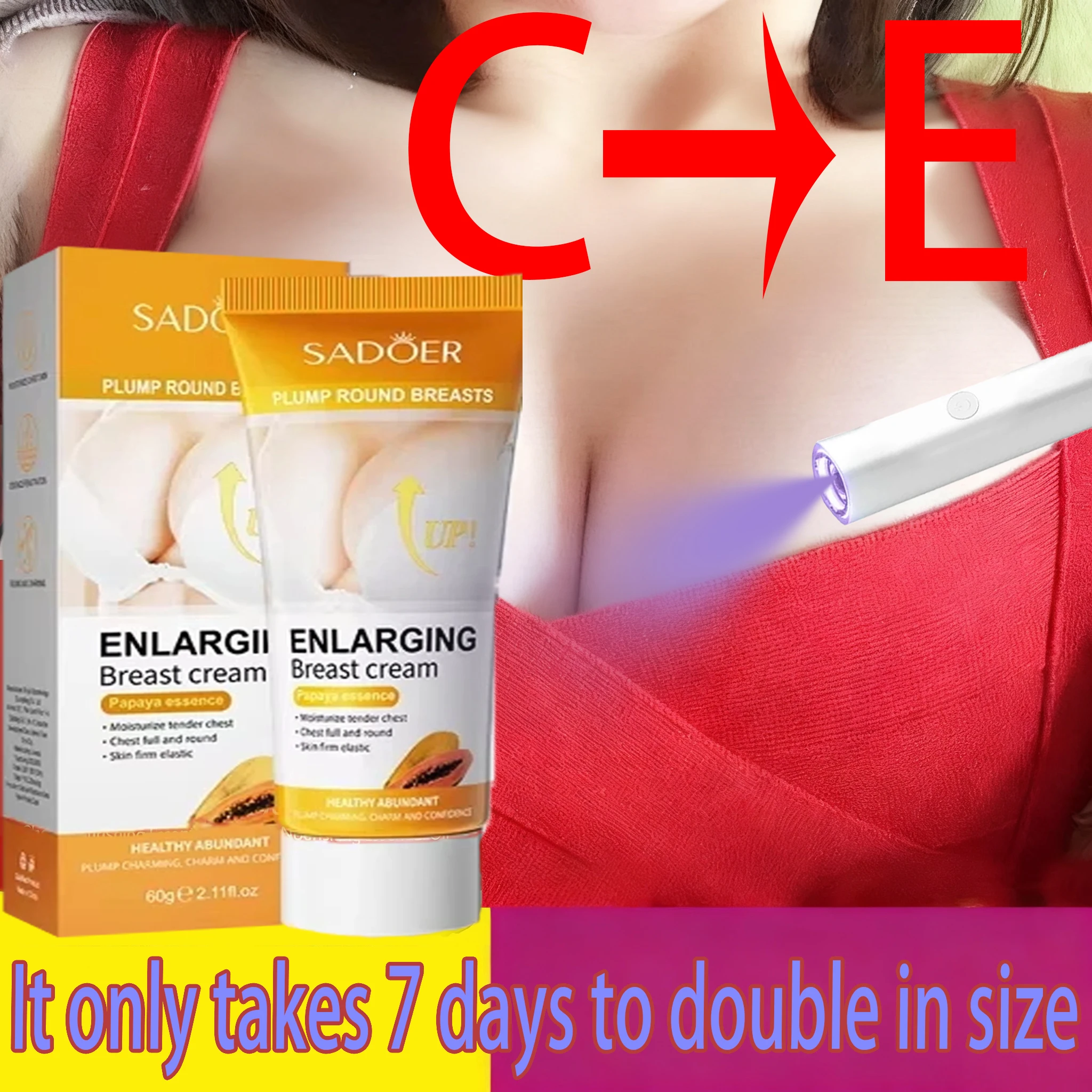 

"Breast Fullerness Laser Pen: Stimulate Tissue Growth Safely"