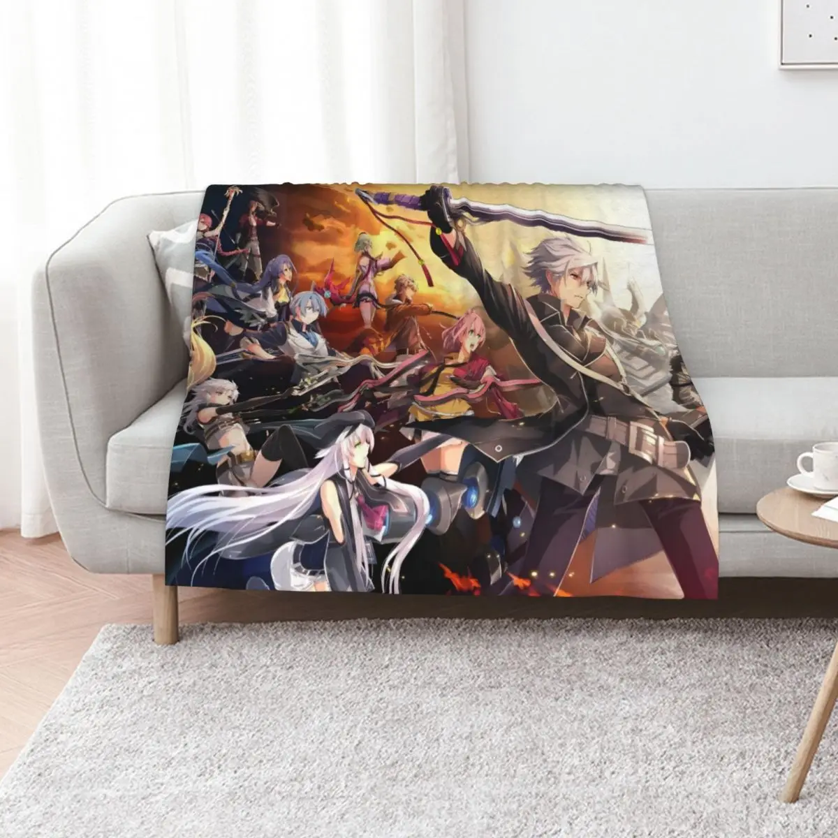 Legend of Heroes - Trails of Cold Steel Throw Blanket Kid'S Soft Plaid blankets and throws Single Bed covers Softest Blankets