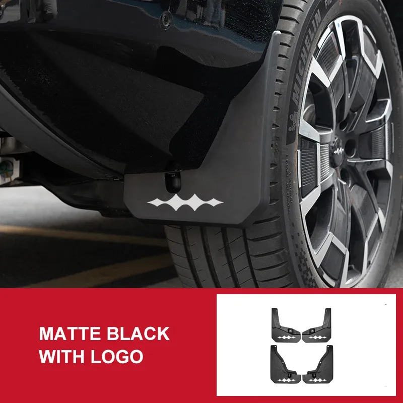 

4 PCS Car Mud Flaps For Byd Leopard 8 2025 Accessories Auto Flap Splas Splash Guard Front Rear Fender Car Accessories Mudguards