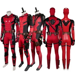 Fantasy Dead Cosplay Wade Disguise Wilson Halloween Carnival Costume Women Men Fantasia Jumpsuit Headgear Belt Outfit