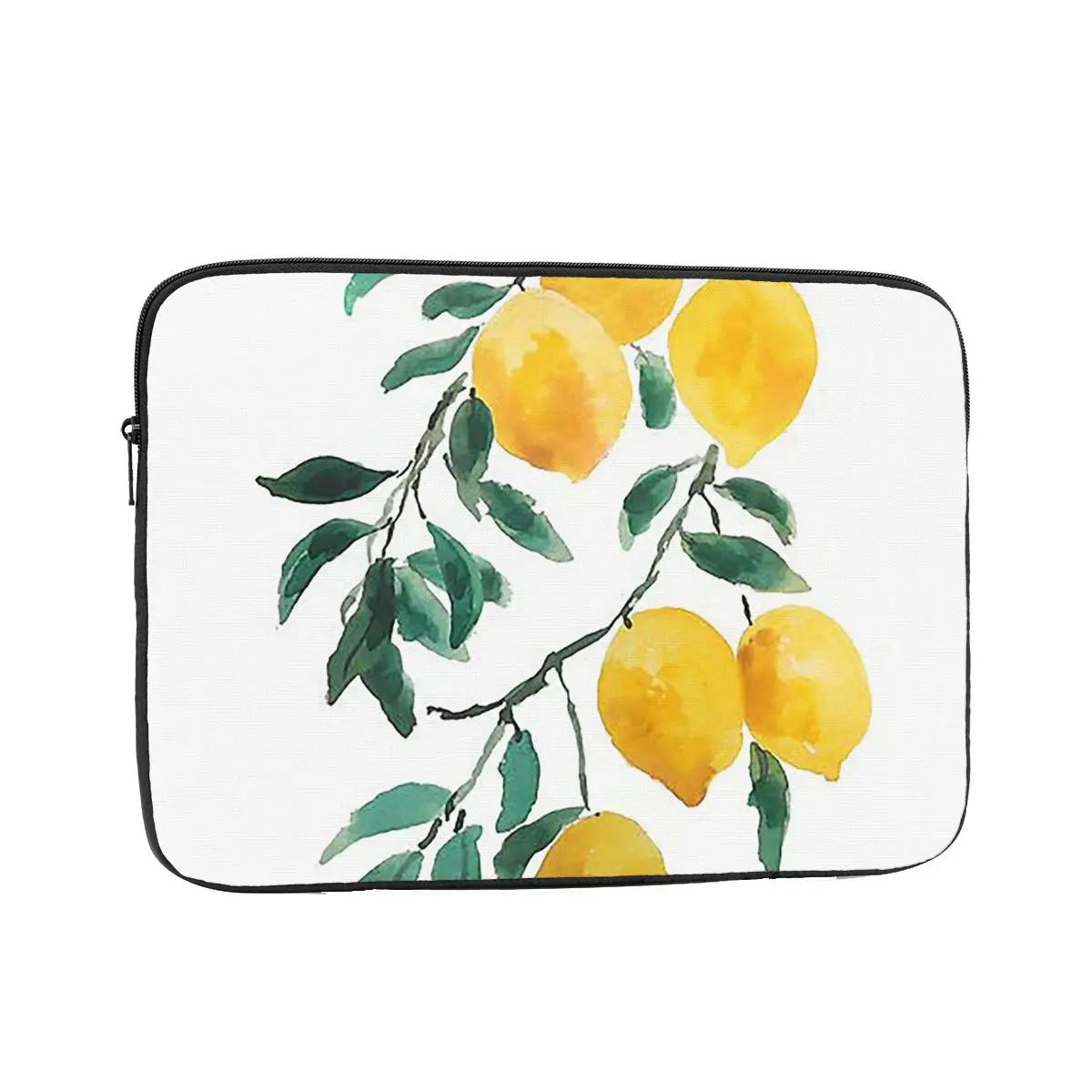 

Ручная роспись желтого лимона и акварельного чехла для ноутбука 10, 12, 13, 15, 17 дюймов, сумка для ноутбука, противоударный чехол для планшета, сумка