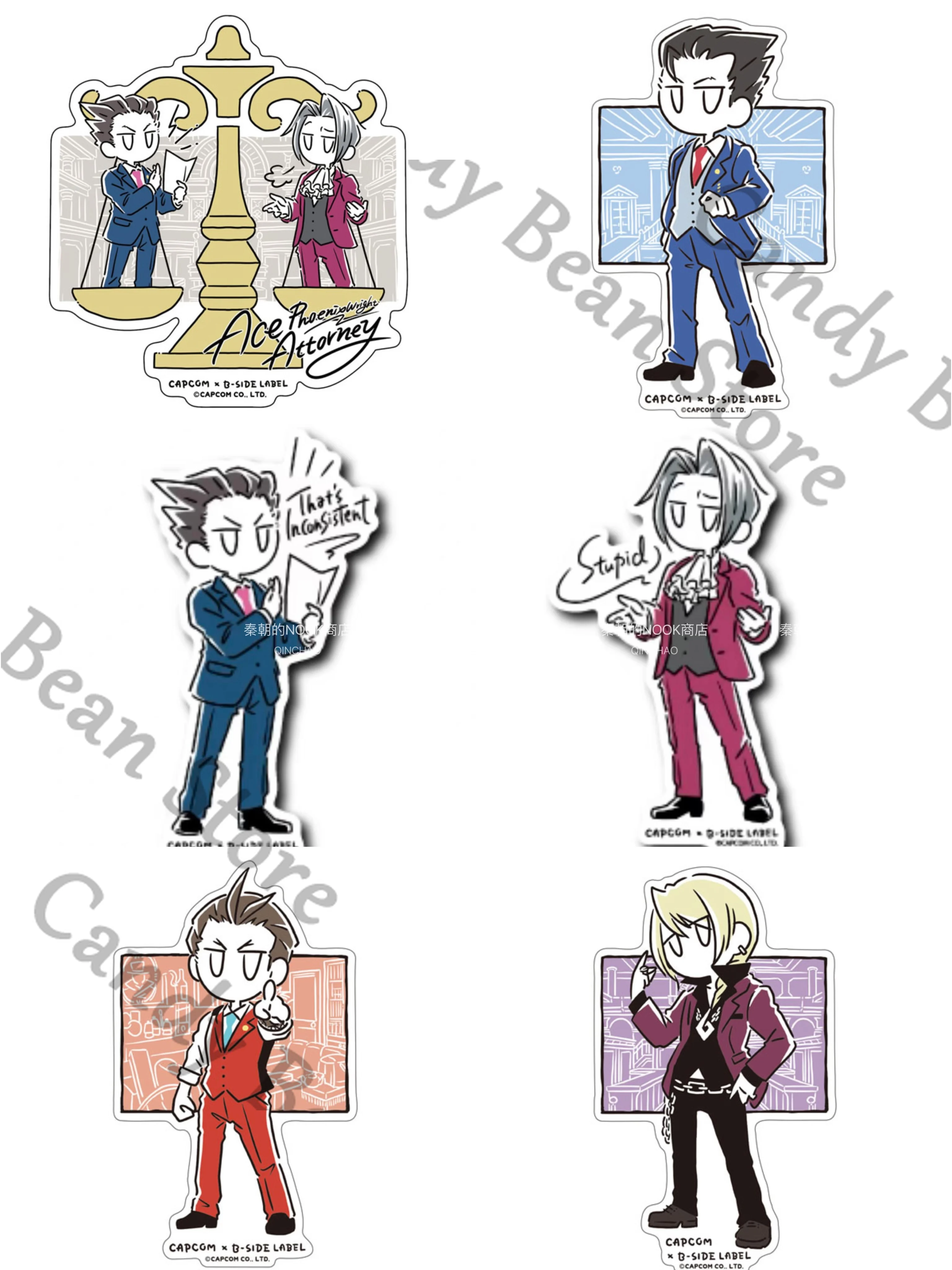 

Подлинная аниме Ace Attorney Miles Edgeworth Phoenix Wright Apollo Justice Косплей Мультфильм Водонепроницаемая наклейка на автомобиль Пастер Рождественский подарок
