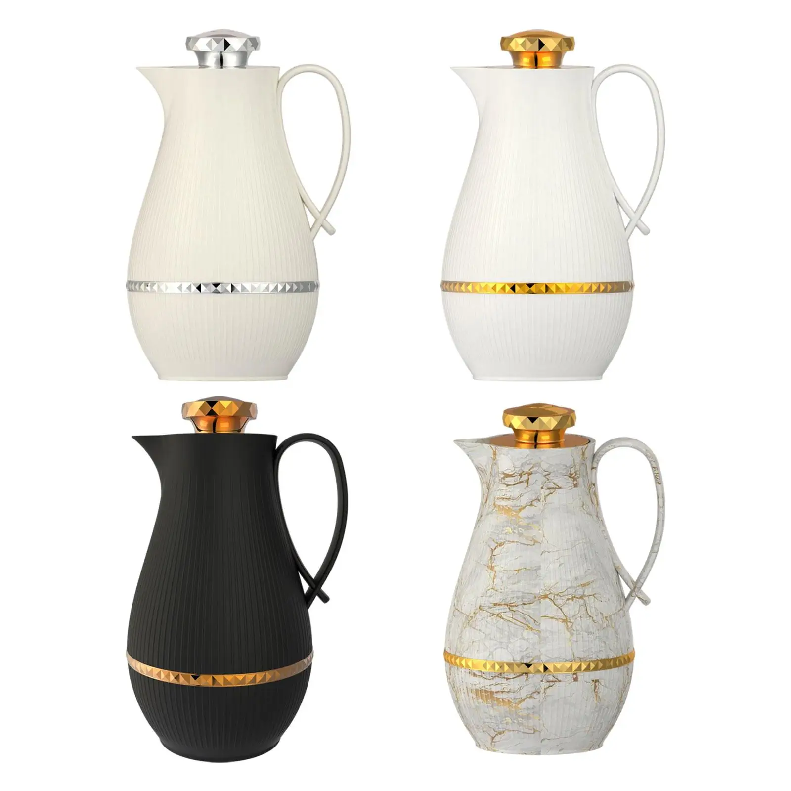 

1L Thermal Coffee Carafe with Spout Vacuum Flask for Tea Coffee Gatherings