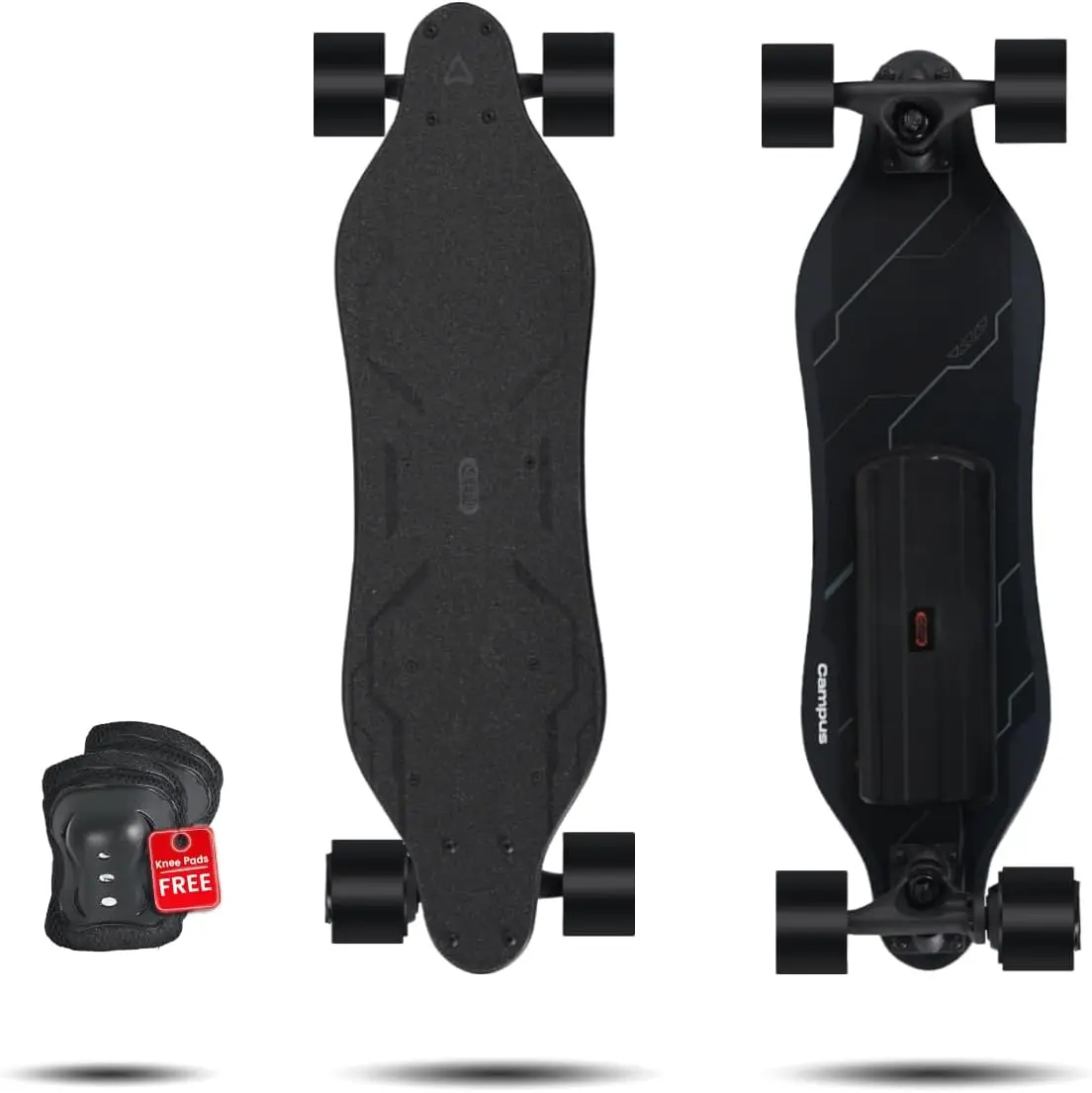 Electric Skateboard with Remote, Top Speed Up to 29 Mph, 4 Speed Smooth Braking, Easy Carry Handle Desi