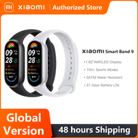 Global Version Xiaomi Smart Band 9 Bracelets 1.62''AMOLED Display BloodOxygen Heart Rate Monitoring 150+ Sport Modes Smart band