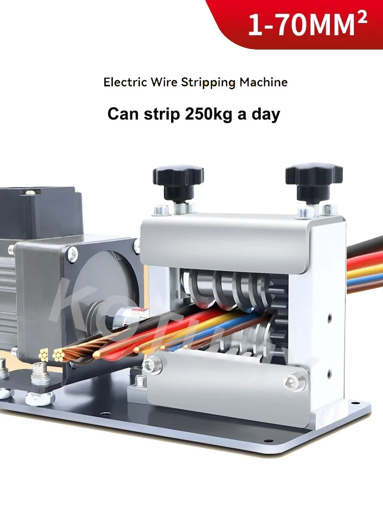 

Electric Wire Stripper Machine 1mm-70mm Cable Stripping for Remove Wire Cable Peeler Scrap Recycle Tool