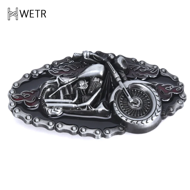 Fashion Men Vintage Motorcycle Modelling Cowboy Alloy Style Belt Buckle