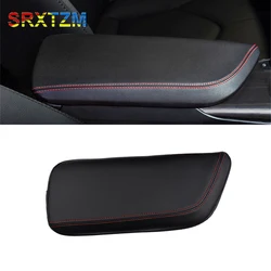 Microfiber Leather Interior Center Control Armrest Box Cover Protective Trim For Toyota Camry 2018 2019 2020 2021 2022