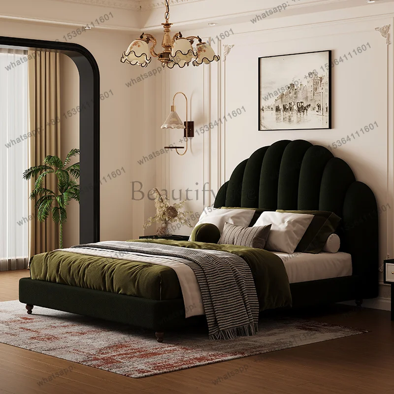 FG Modern Headboards Bed King Size Bedroom Baby Sleeping Luxury Bed Design Storage European Beauty Castle Muebles Unique Furnitu