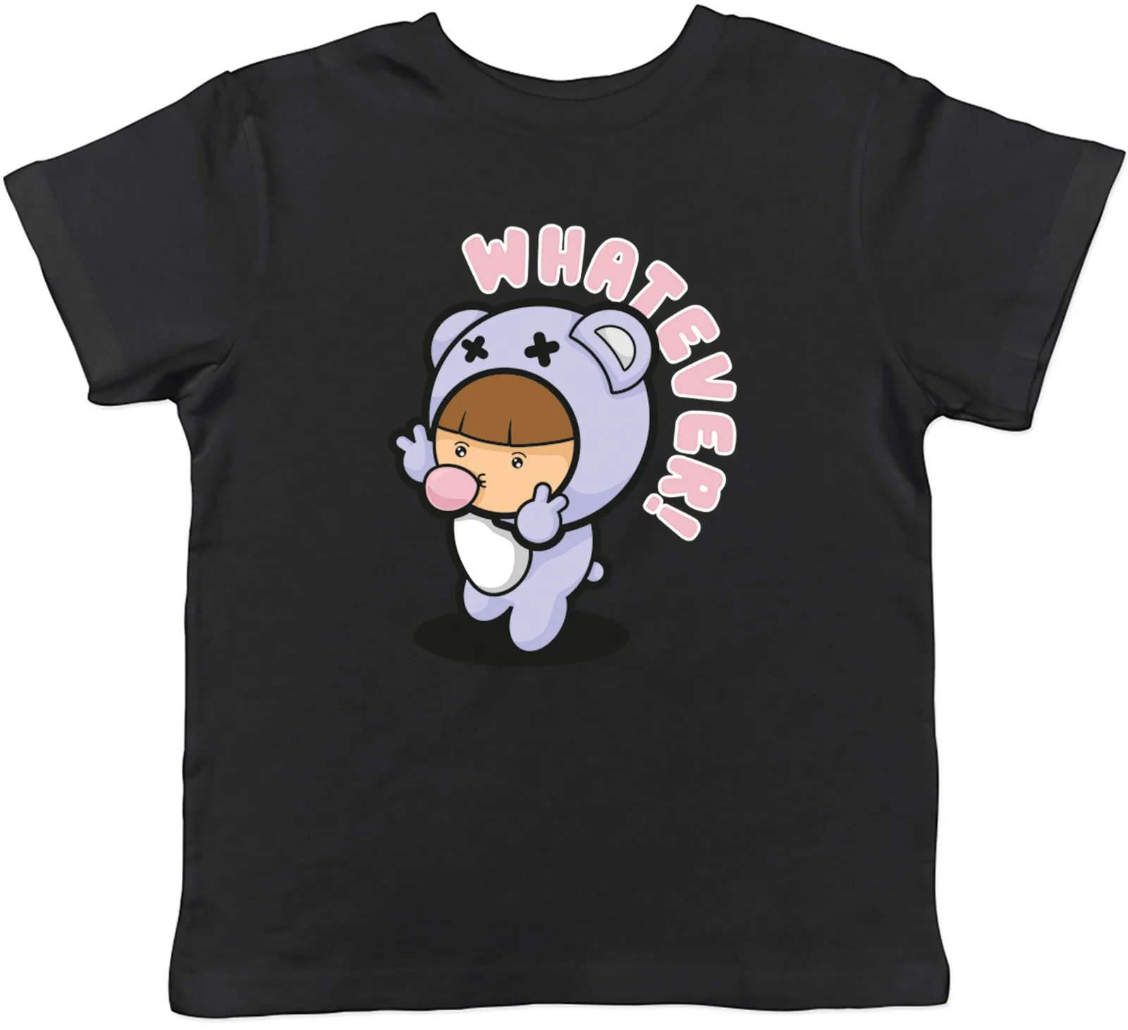 Whatever Funny Blowing Bubble Gum Chewy Sweet Kids T-Shirt Boys Girls Gift