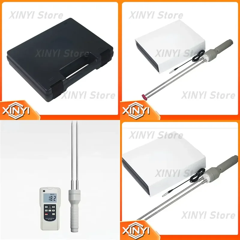 Portable Grain Moisture Meter for Agricultural Testing Food Grain Moisture Analyzer for Wheat Corn Rice Barley Soybean