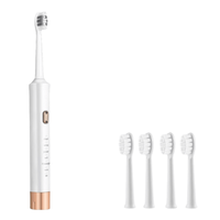 New Design Electric Sonic Toothbrush Soft Bristle 6 Cleaning modes LED Display IPX7 Waterproof USB Fast Charging Oral Care Tool